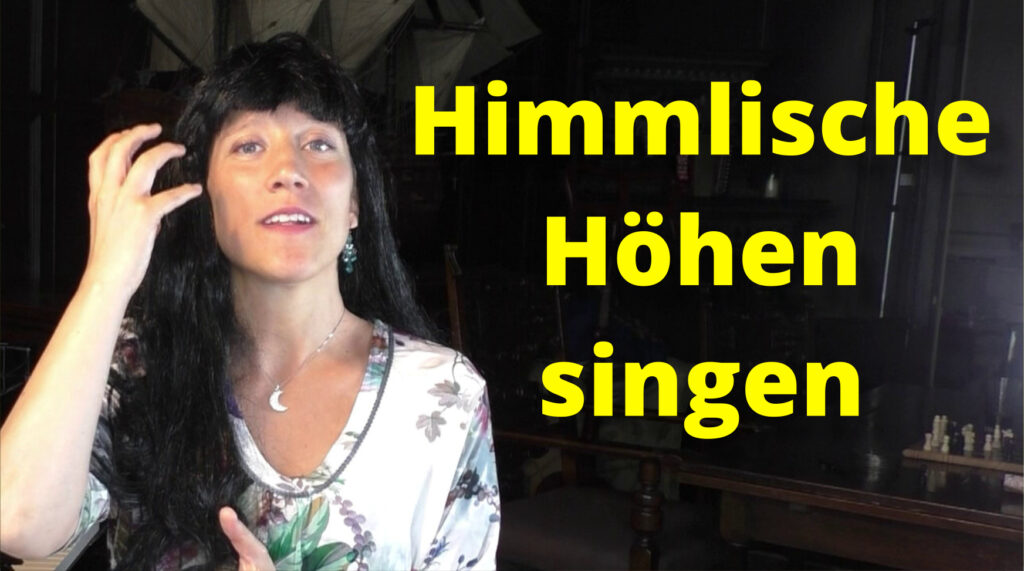 Hohe Töne singen